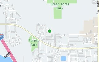Map of 4116 SW 15th Place, Gainesville, FL 32608, USA