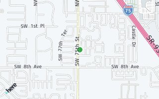 Map of 501 SW 75th Street C-7, Gainesville, FL 32607, USA