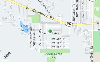 Map of 3939 SW 2nd Avenue, Gainesville, FL 32607, USA
