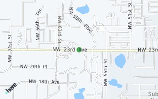 Map of 2311 NW 59th Terrace, Gainesville, FL 32606