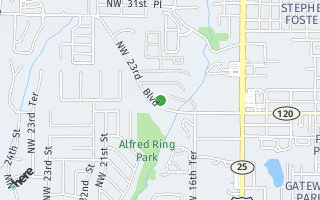Map of 1810 NW 23rd Blvd. 101, Gainesville, FL 32605, USA