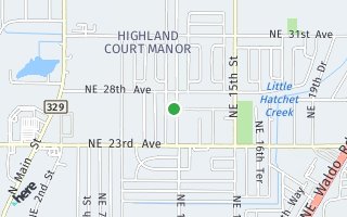 Map of 2610 NE 12th St, Gainesville, FL 32609, USA