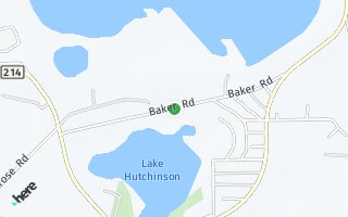 Map of Baker Road, Keystone Heights, FL 32605, USA