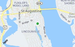 Map of The Hibbard House -       272 Saint George St, Saint Augustine, FL 32084, USA