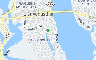 Map of 272 St George St, St. Augustine, FL 32084, USA