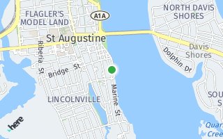Map of 164 Avenida Menendez, St. Augustine, FL 32084, USA