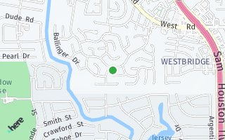 Map of 9619 Willowbridge Park Blvd, Houston, TX 77064, USA