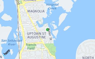Map of 80 Water St, St. Augustine, FL 32084, USA