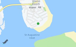 Map of 427 Porpoise Point Dr, St. Augustine, FL 32084, USA