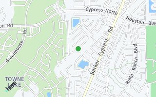 Map of 10711 Woodwind Shadow Drive, Cypress, TX 77433, USA