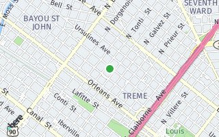 Map of 2326 Saint Phillip, New Orleans, LA 70119, USA
