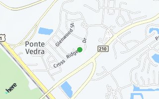 Map of 402 Cross Ridge Dr, Ponte Vedra Beach, FL 32081, USA