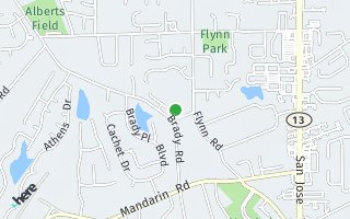 Map of 2561 Riley Oaks Trail, Jacksonville, FL 32223, USA