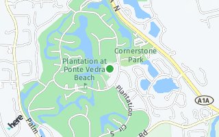 Map of 110 Surrey Lane, Ponte Vedra Beach, FL 32082, USA
