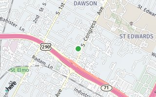 Map of 3806 S Congress Ave, Austin, TX 78704, USA