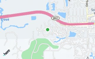 Map of 1701 The Greens Way Apt 1612, Jacksonville Beach, FL 32250, USA