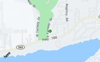 Map of 1400 E Fairway Drive, Gulf Shores, AL 36542, USA