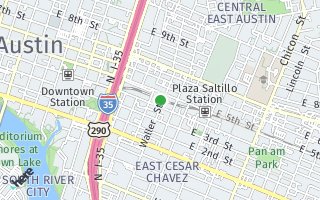 Map of 1001 E 4th, Austin, TX 78702, USA