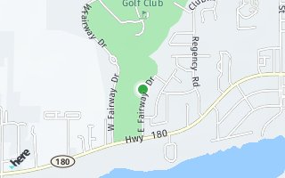 Map of 1433 Fairway Drive East, Gulf Shores, AL 36542, USA