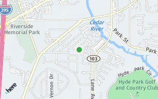Map of 1469 Sallie Ave, Jacksonville, FL 32210, USA