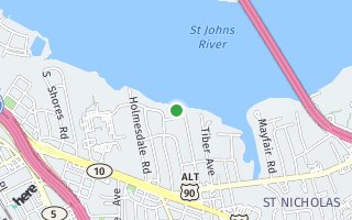 Map of 1108 Palmer Terrace, Jacksonville, FL 32207, USA