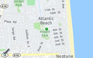 Map of 670 Sherry Drive, Atlantic Beach, FL 32233, USA