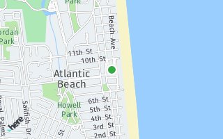 Map of 901 Ocean Blvd 75, Atlantic Beach, FL 32233, USA