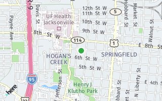 Map of 324 W 7th St, Jacksonville, FL 32206, USA