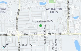 Map of 7610 Wycombe Dr N, Jacksonville, FL 32277, USA