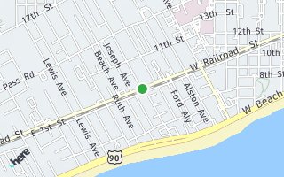 Map of Fournier Avenue, Gulfport, MS 39501, USA