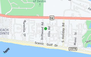 Map of 44 E. Bradley St. 6, Miramar Beach, FL 32550, USA