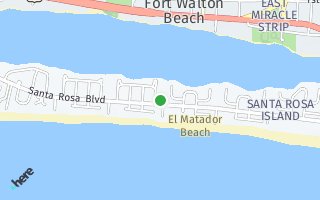 Map of 601 Pelican Drive, Fort Walton Beach, FL 32548, USA