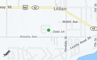 Map of 12731 Westfield Loop, Lillian, AL 36549, USA