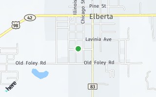 Map of 24855 Hilty Avenue, Elberta, AL 36530, USA
