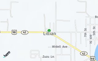 Map of 13035 Concord Drive West, Lillian, AL 36549, USA