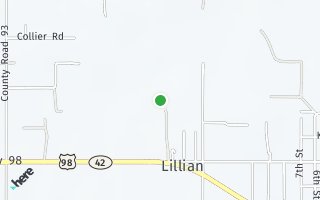 Map of 13261-B Powell Ln, Lillian, AL 36549, USA