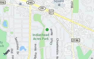 Map of 1519 E Indianhead Drive, Tallahassee, FL 32301, USA
