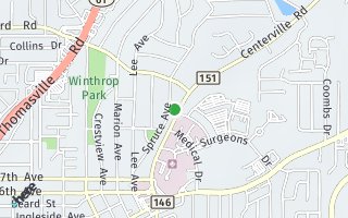 Map of 1545 Spruce Avenue Tallahassee Fl, 32303, Tallahassee, FL 32303, USA