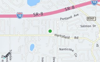 Map of 2423 Talco Hills Drive A, Tallahassee, FL 32303, USA