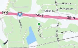 Map of 313 Mallard Ln Monticello FL 32344, Monticello, FL 32344, USA