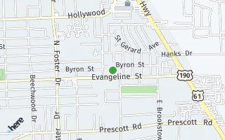 Map of 4747 Annette Drive, Baton Rouge, LA 70805, USA