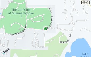 Map of 1268 Conservancy Drive East, Tallahassee, FL 32312, USA