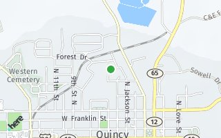 Map of 539 N. Stewart Street, Quincy, FL 32351, USA