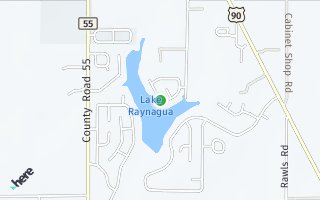 Map of Lot 19 Edgewater Circle, Loxely, AL 36551, USA