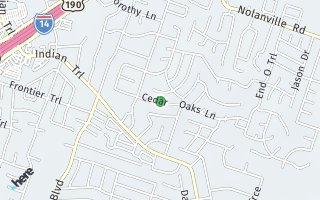 Map of 1211 Cedar Oaks, Harker Heights, TX 76548, USA