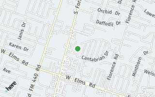 Map of 2807 Cantabrian Dr Apt A, Killeen, TX 76542, USA