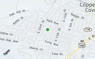 Map of 1005 S 19th, Copperas Cove, TX 76522, USA
