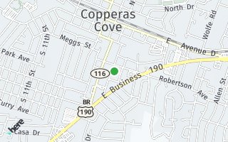 Map of 605 S.2nd St., Copperas Cove, TX 76522, USA