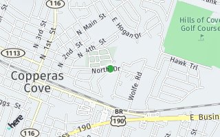 Map of 303 North Drive Apt A, Copperas Cove, TX 76522, USA