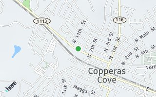 Map of 610 W Ave B, Copperas Cove, TX 76522, USA